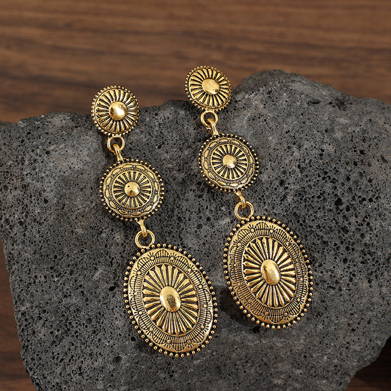 Boho Vintage Cross Earrings - product image 19