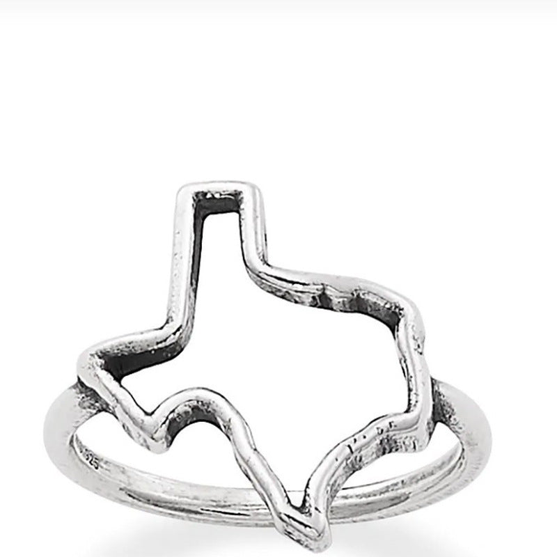 Vintage Geometric Cross Ring - product image 2