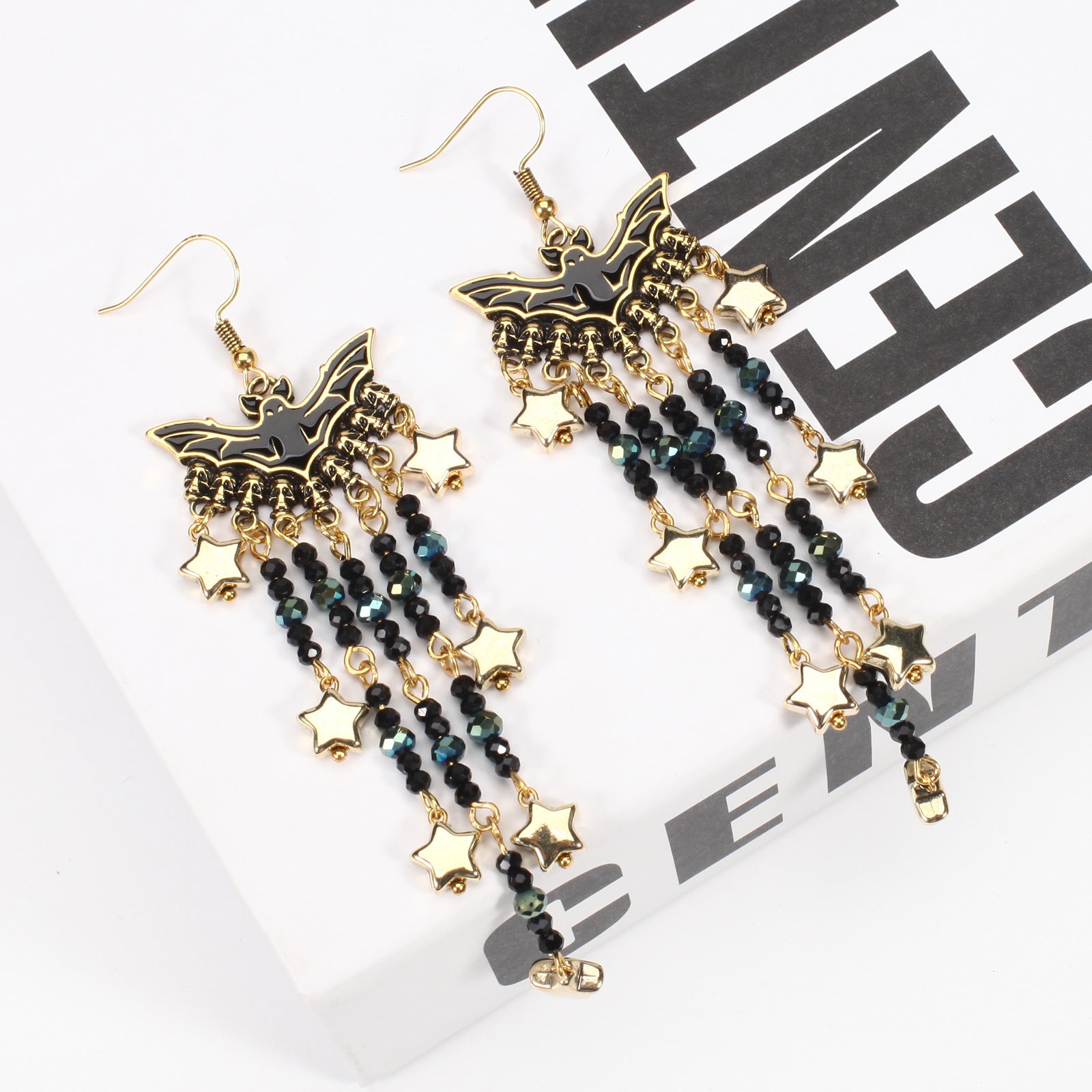 Halloween Earrings Pumpkin Hat Ghost Skull Bat Spider Web Pattern Earrings - product image 20