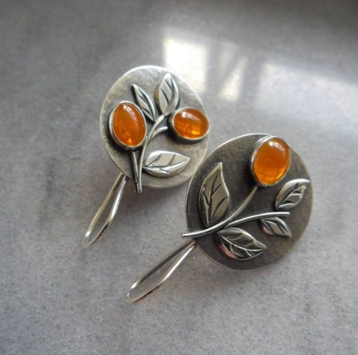 Vintage Floral Cross Earrings - product image 6