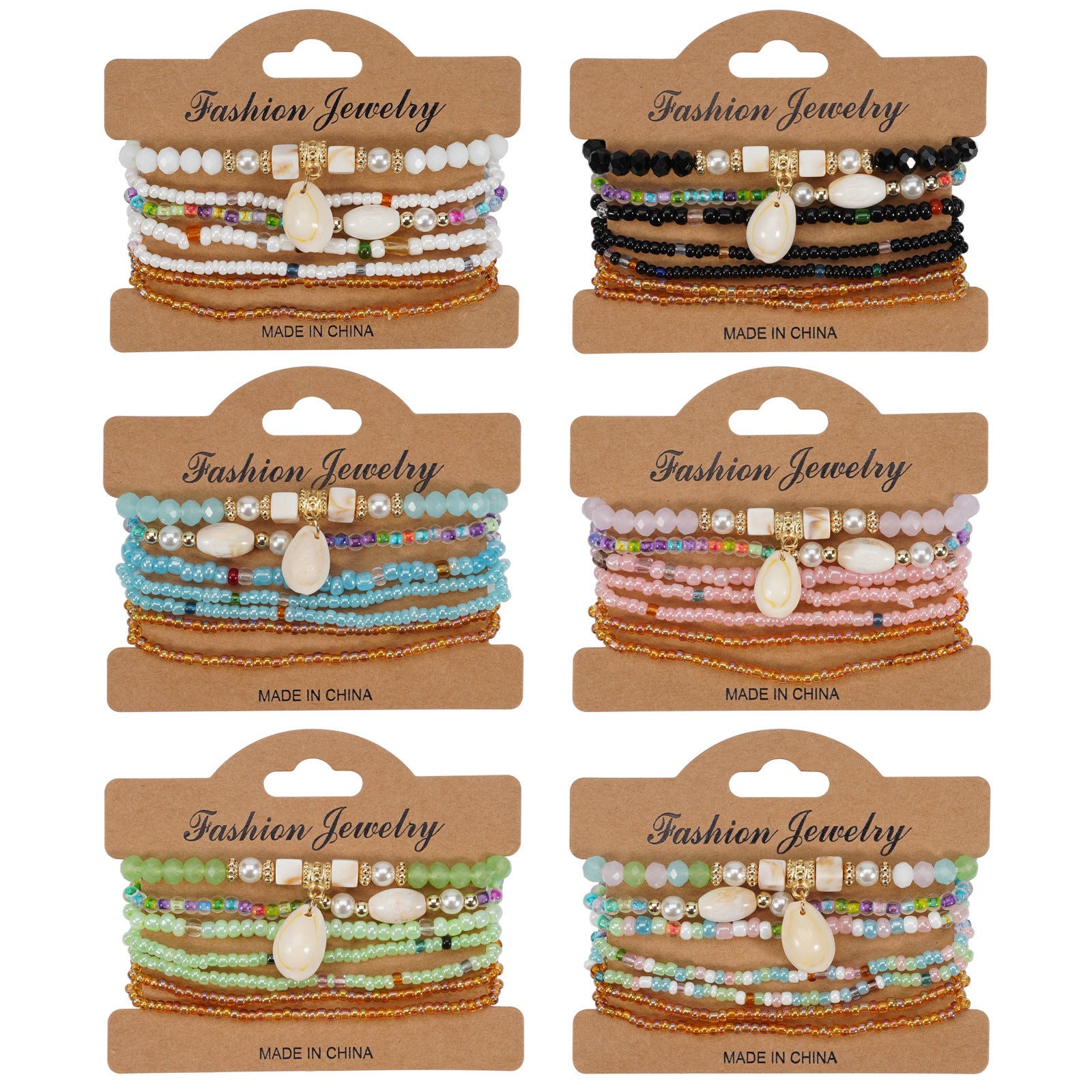 Boho Cross Beaded Necklace for Women - product image 1