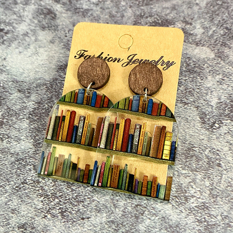 Cross Acrylic Earrings - product image 2