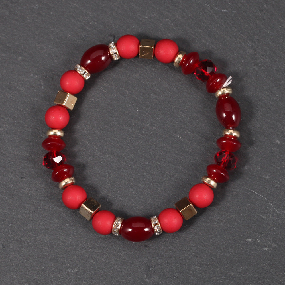 Boho Heart Cross Beaded Crystal Necklace for Women - product image 25
