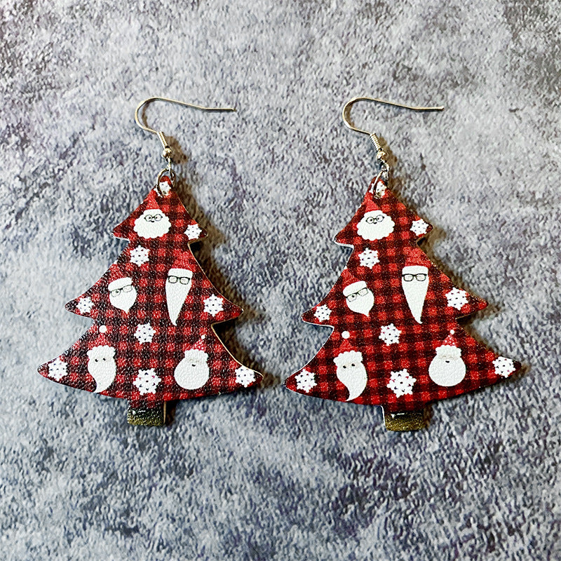 Cross Leather Earrings - product image 14