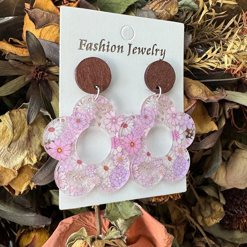 Floral Cross Earrings - product image 6