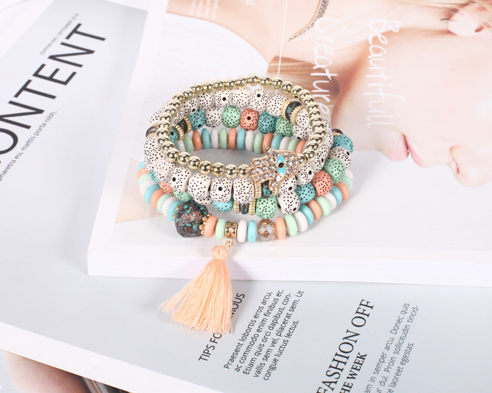 Vintage Cross Beaded Bracelet - product image 11