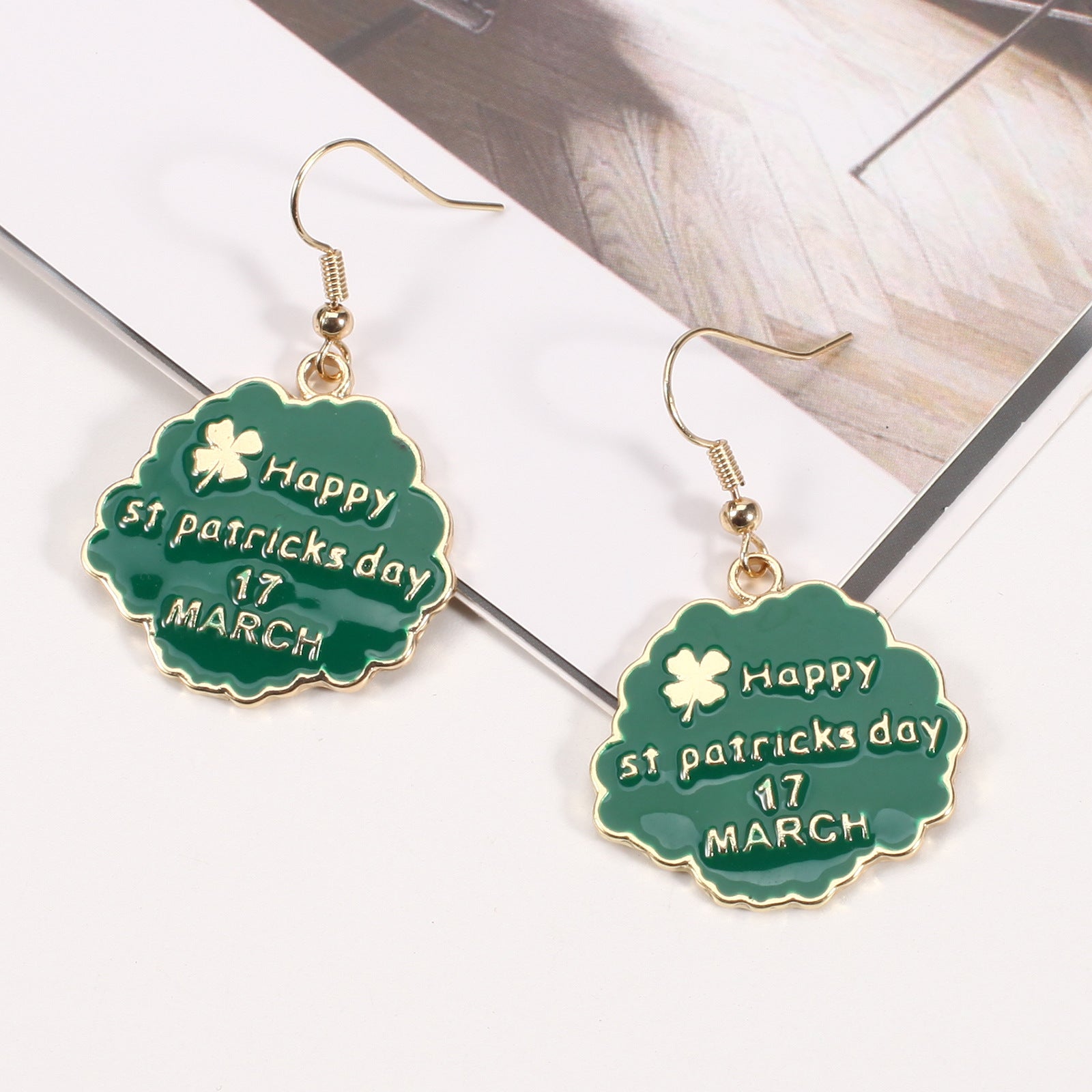 Flag Wine Glass Earrings - product image 56