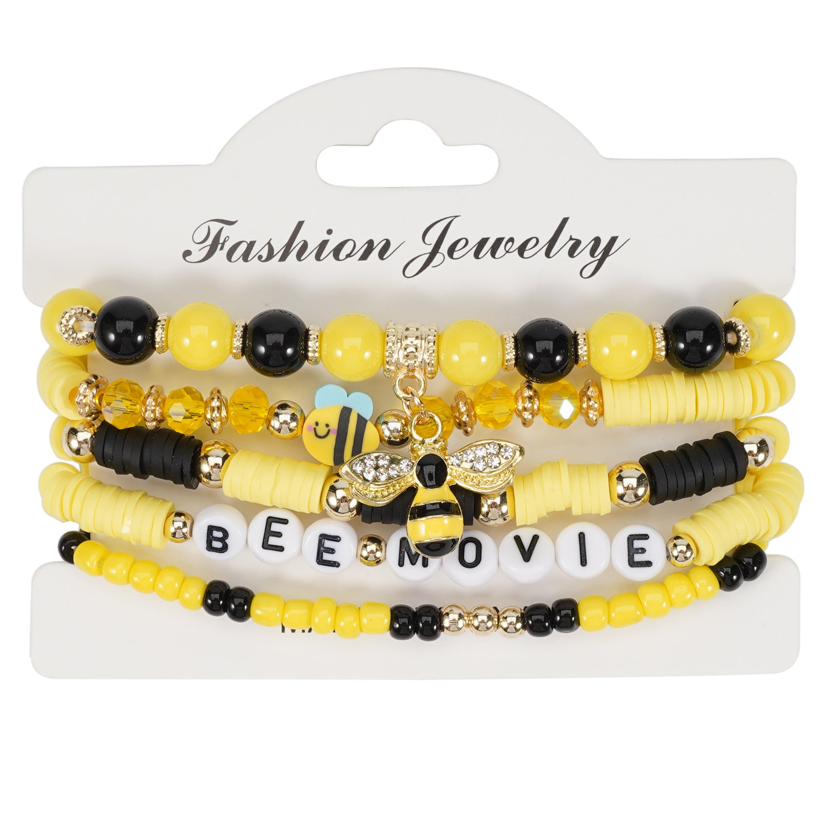 Floral Cross Bee Beaded Necklace - product image 6