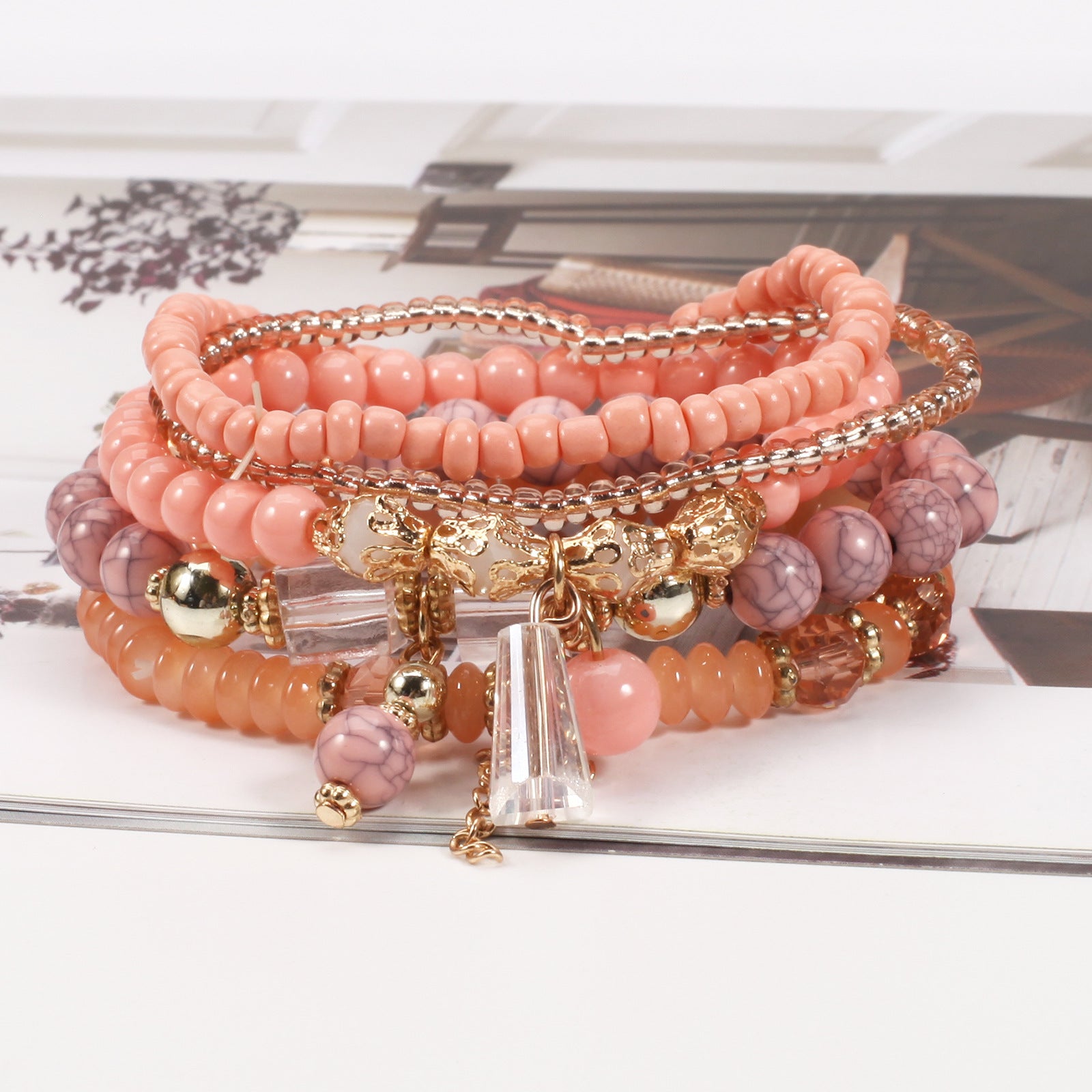 Boho Cross Crystal Necklace - product image 16