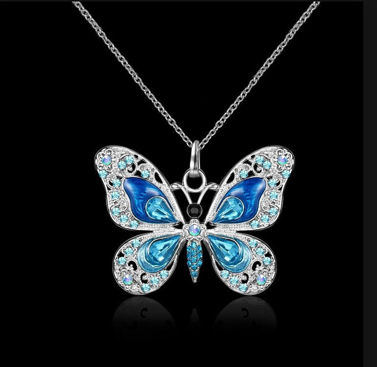 Vintage Butterfly Necklace