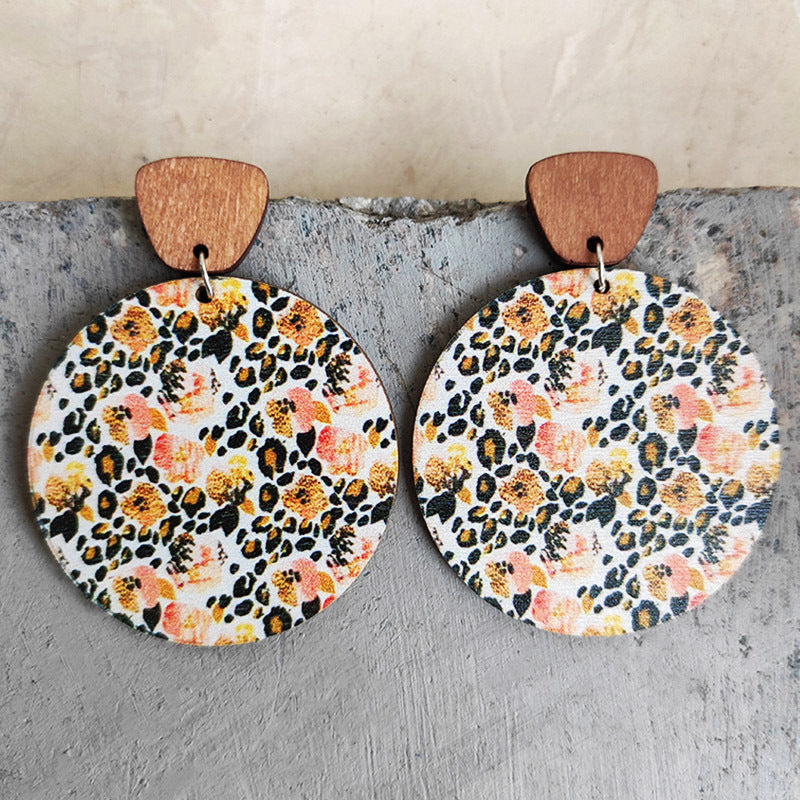 Boho Vintage Floral Earrings