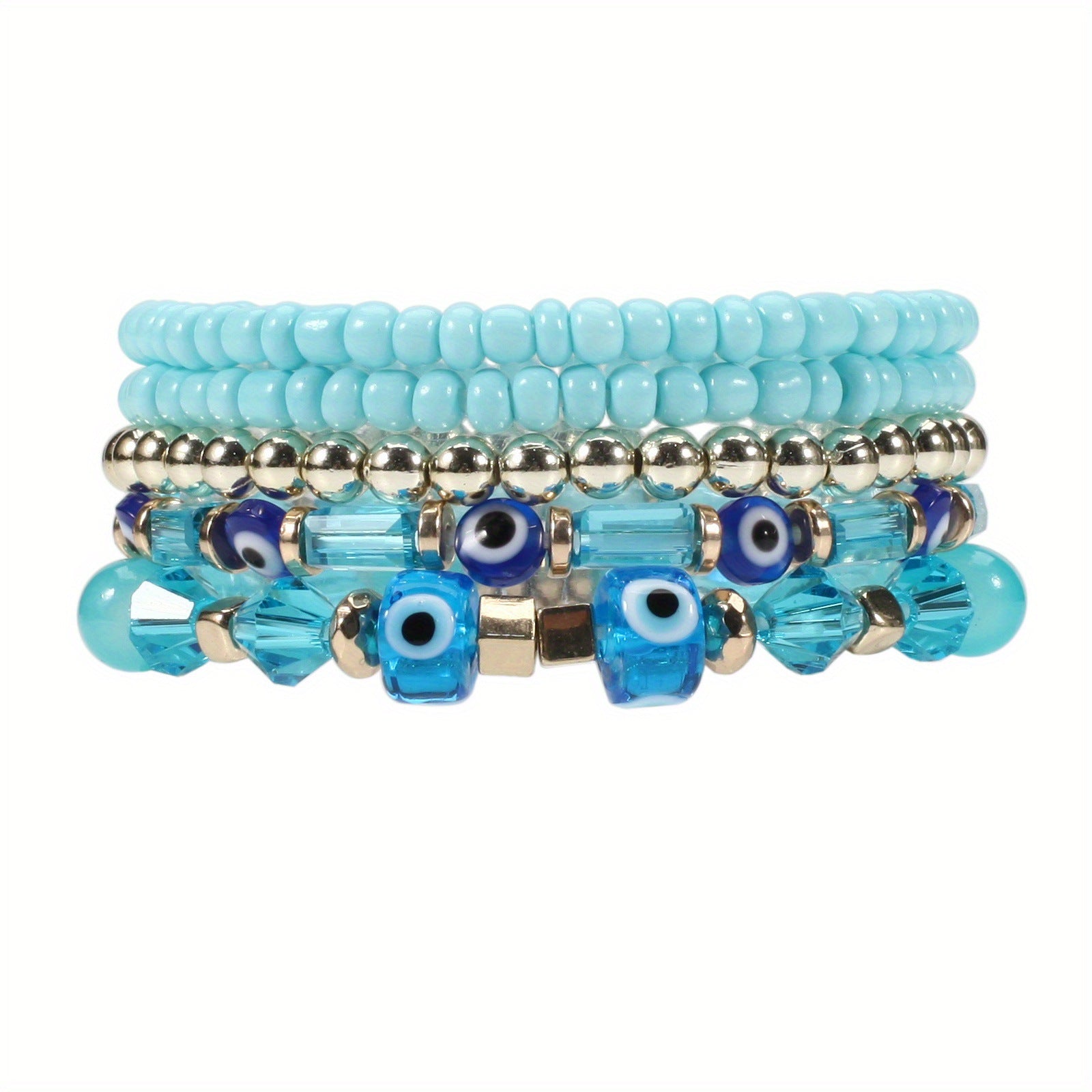 Boho Cross Beaded Bracelet for Women