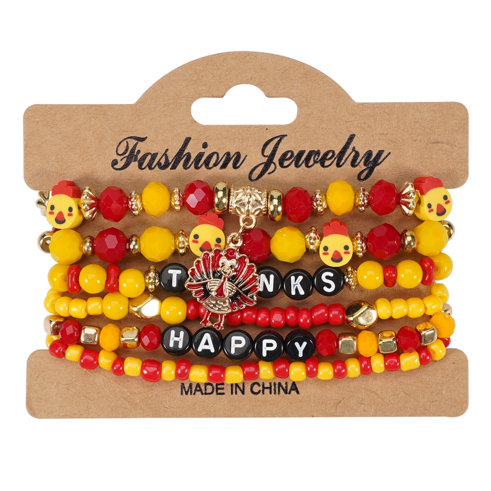 Thanksgiving Bracelet Autumn Maple Leaf Turkey Pumpkin Cartoon Cute Party - product image 9