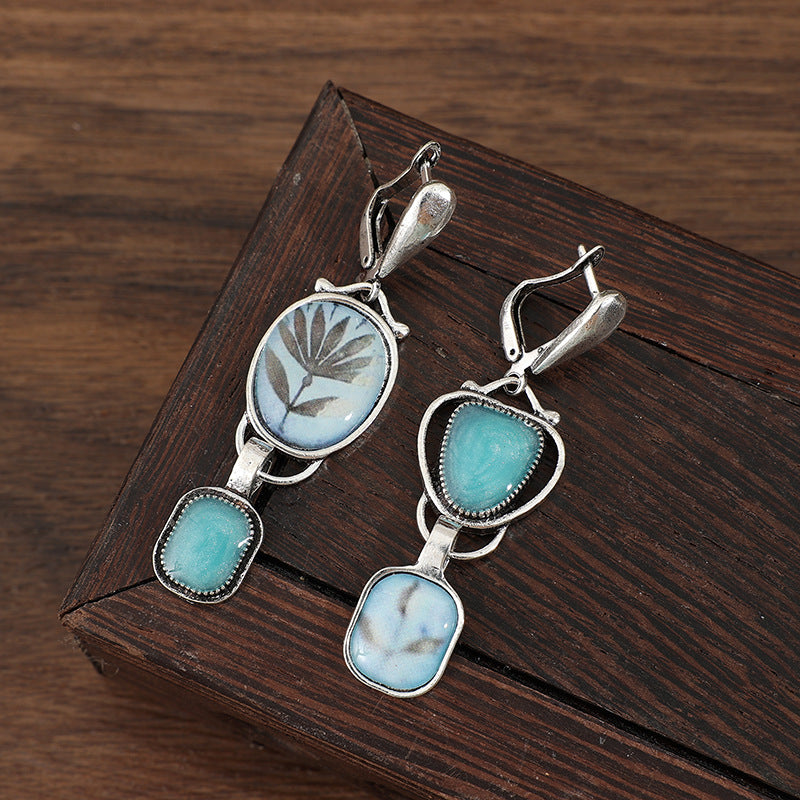 Vintage Geometric Cross Earrings - product image 8