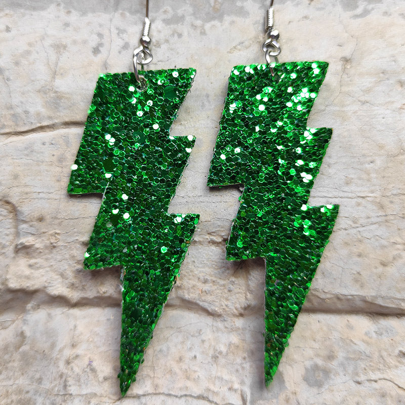 Statement Cross Leather Earrings - product image 8