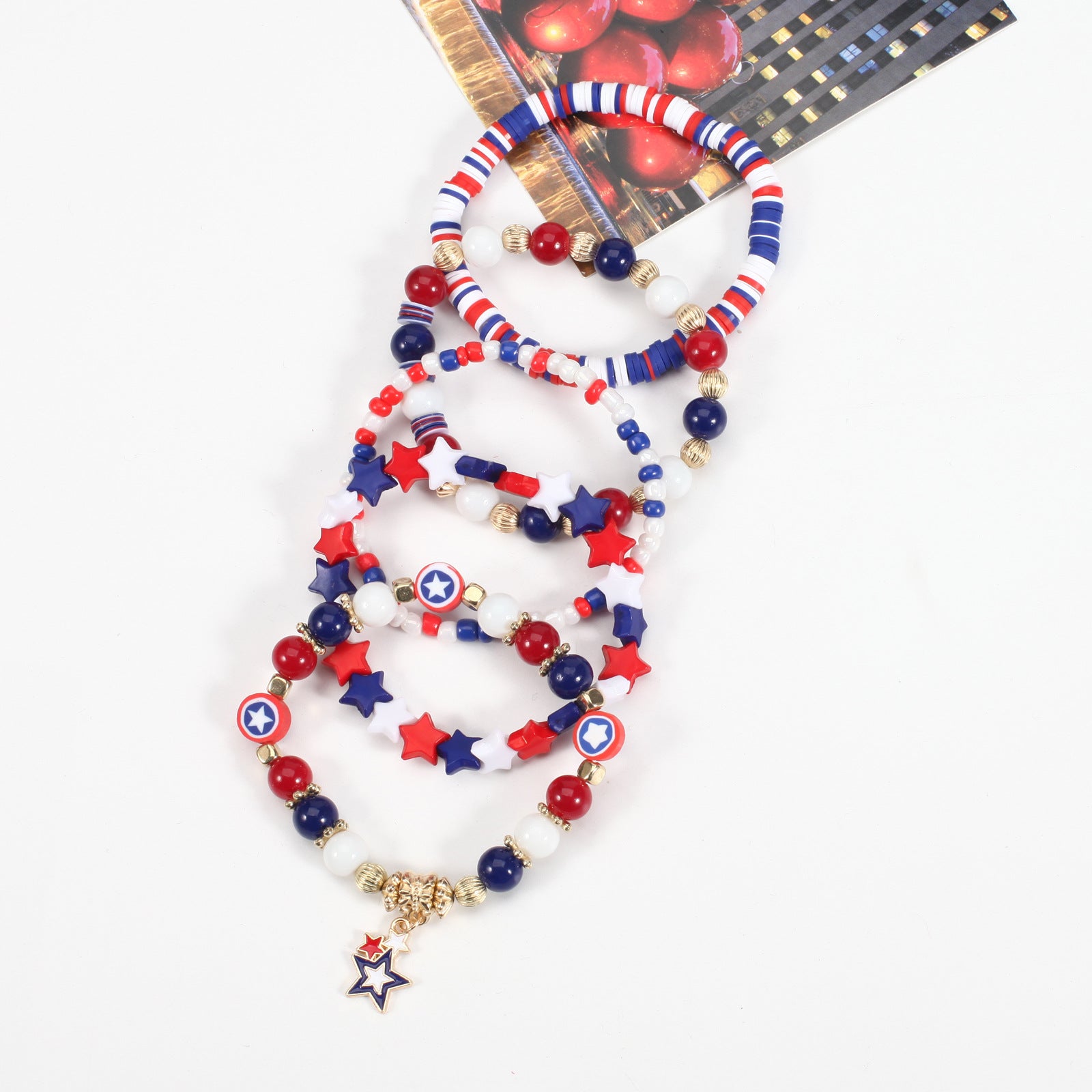 Flag Beaded Crystal Bracelet - product image 41