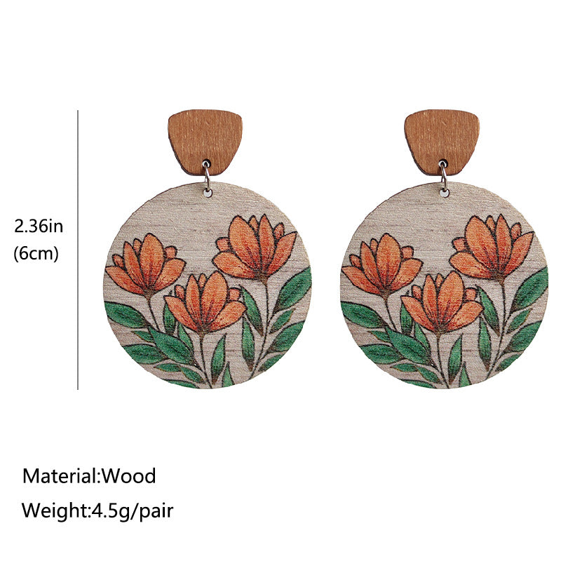 Boho Floral Earrings - product image 4