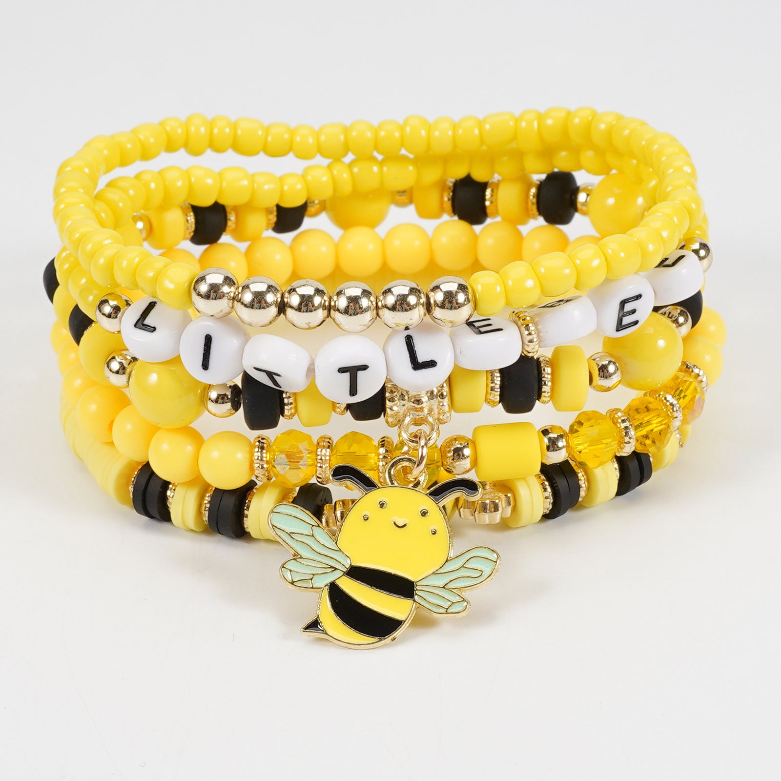 Floral Cross Bee Beaded Necklace - product image 28
