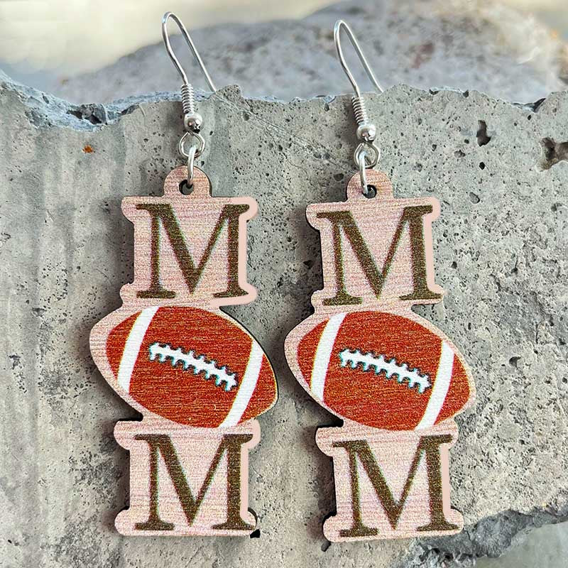Cross Wood Earrings - product image 3