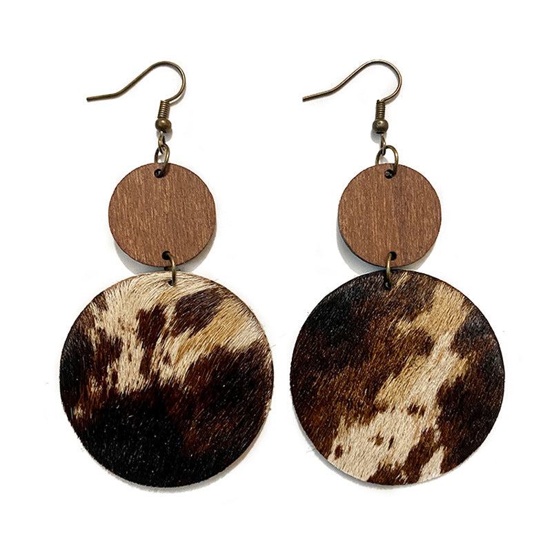 Western Boho Vintage Horse Cross Earrings - product image 5
