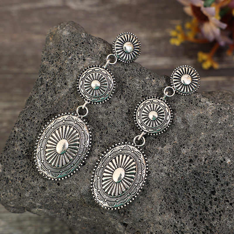 Boho Vintage Cross Earrings - product image 14
