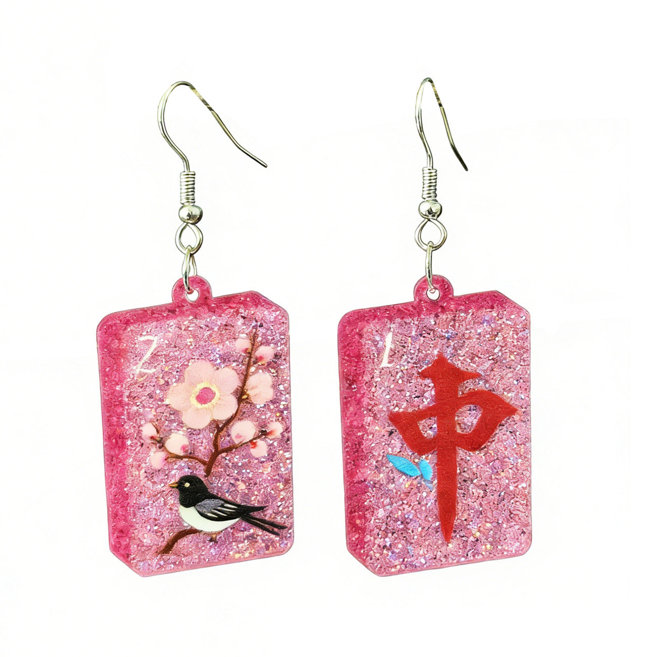 Sourced Jewelry: Popular Mahjong-themed Red Suit - Spades - and Clubs Fun - product image 6