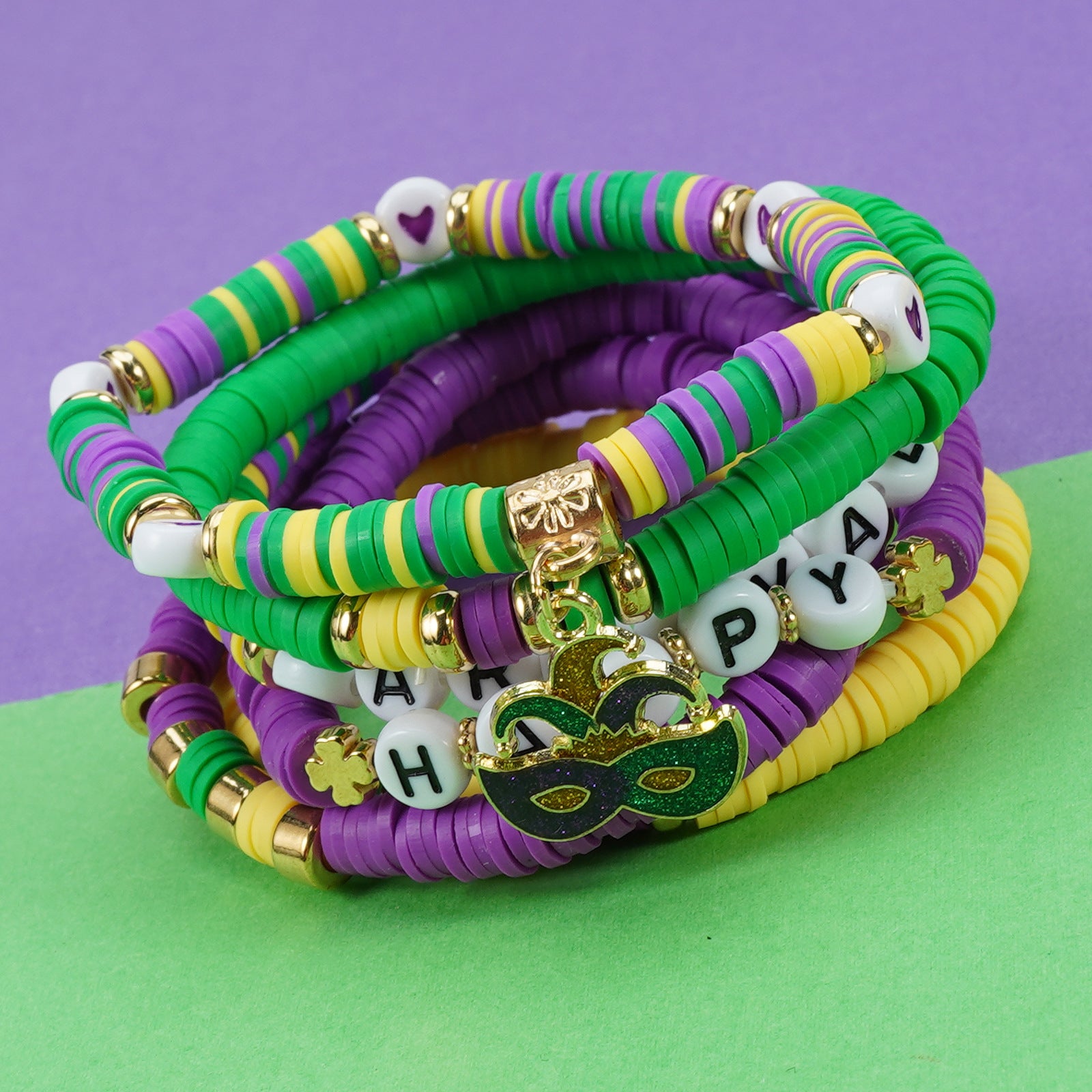 Brazilian Carnival Bracelet Mardi Gras Hat - Face Mask - Pendant - - product image 24