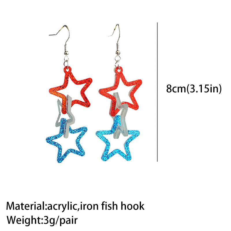 Heart Cross Earrings