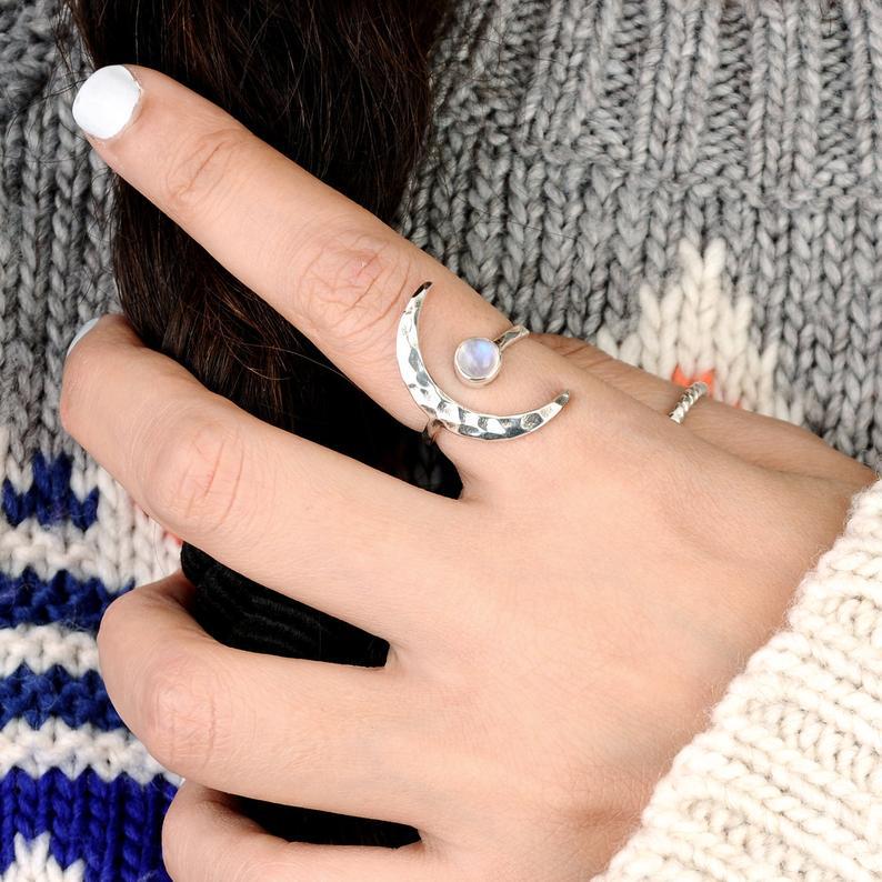 Vintage Moon Cross Ring - product image 12