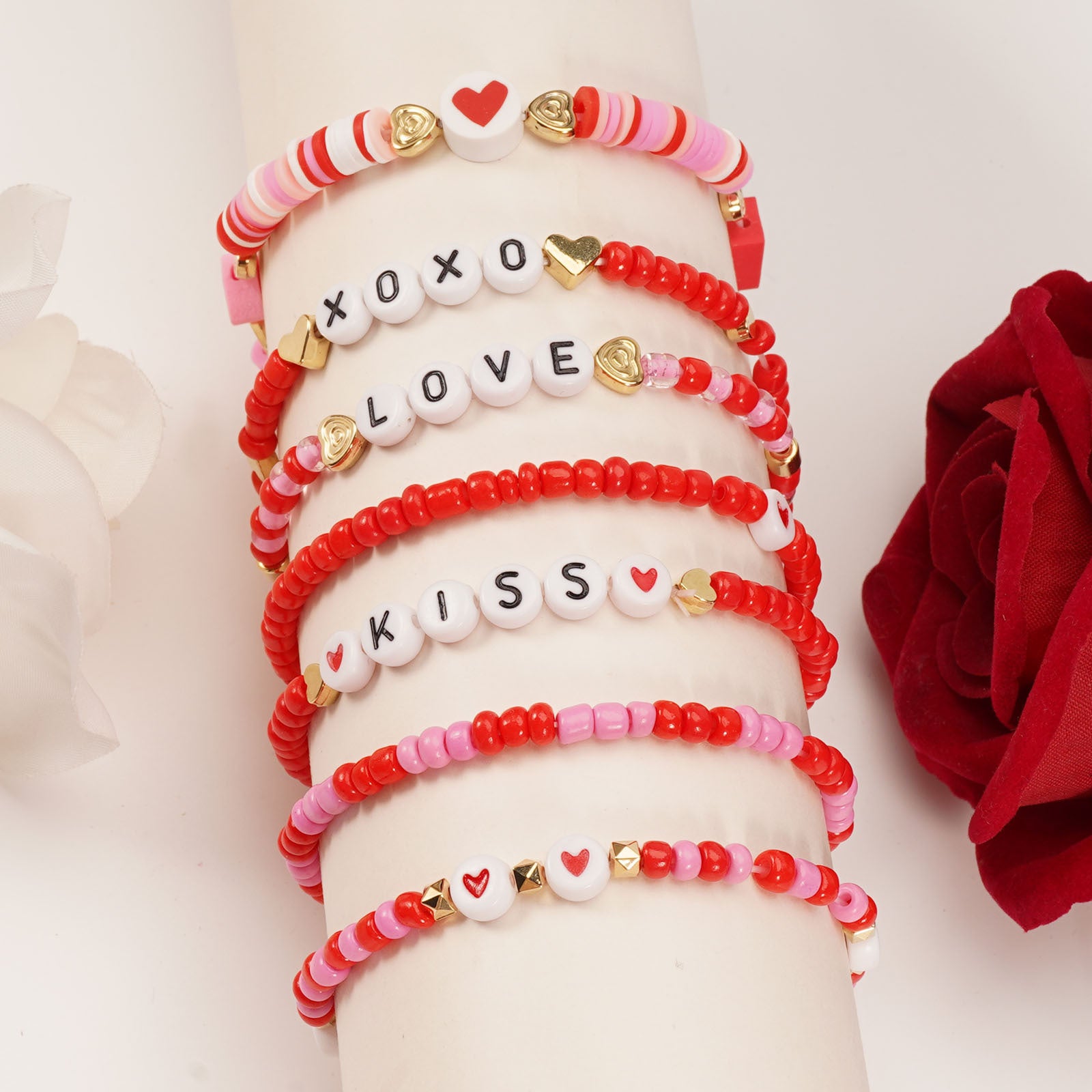 Heart Beaded Bracelet - product image 3