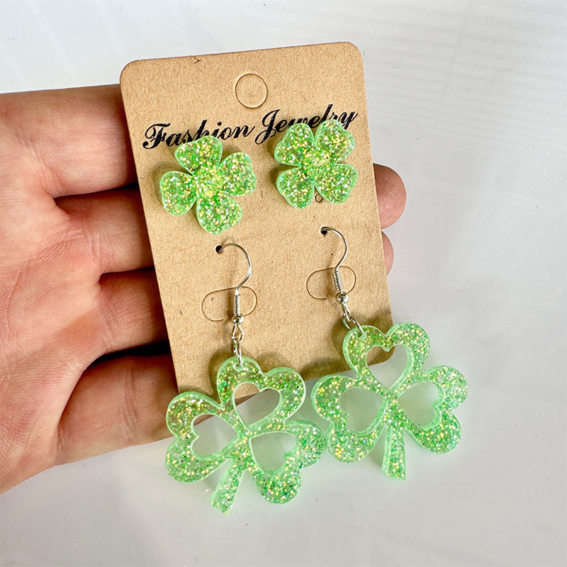 Cross Acrylic Earrings - product image 3