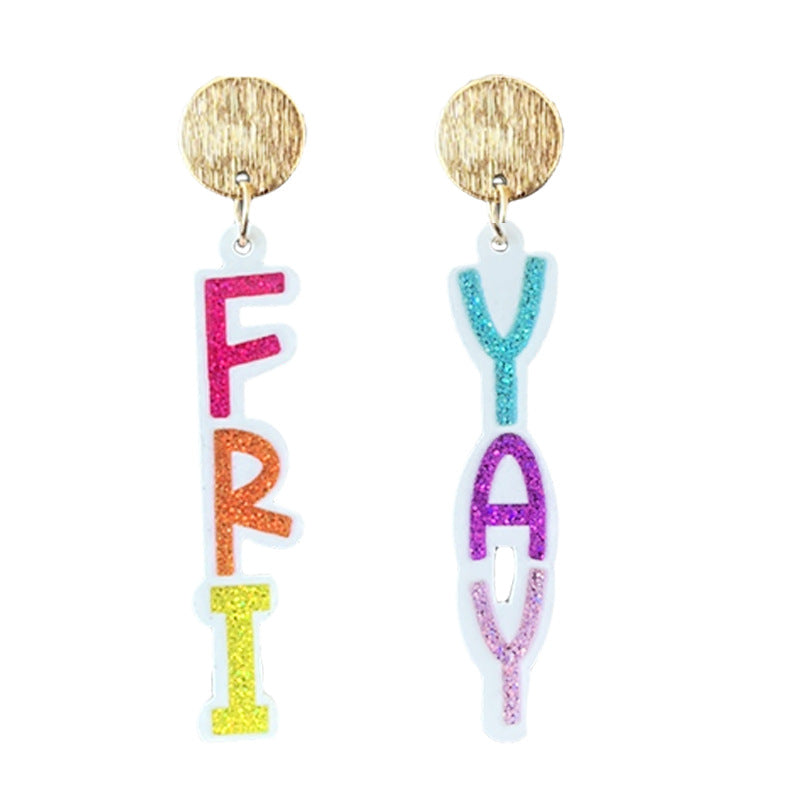 Supply Teacher Thanksgiving Earrings Sparkling and Shining for the - product image 3