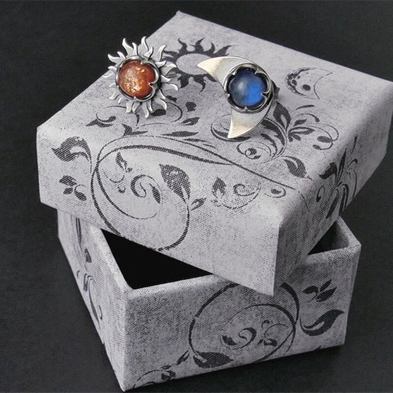 Boho Vintage Moon Cross Earrings - product image 3