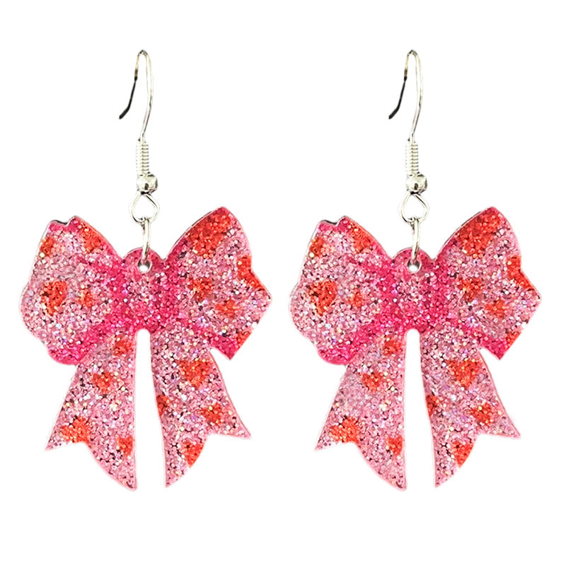 Supply Women's Accessories: Valentine's Day Sparkling Bow with Trendy Text - - product image 5