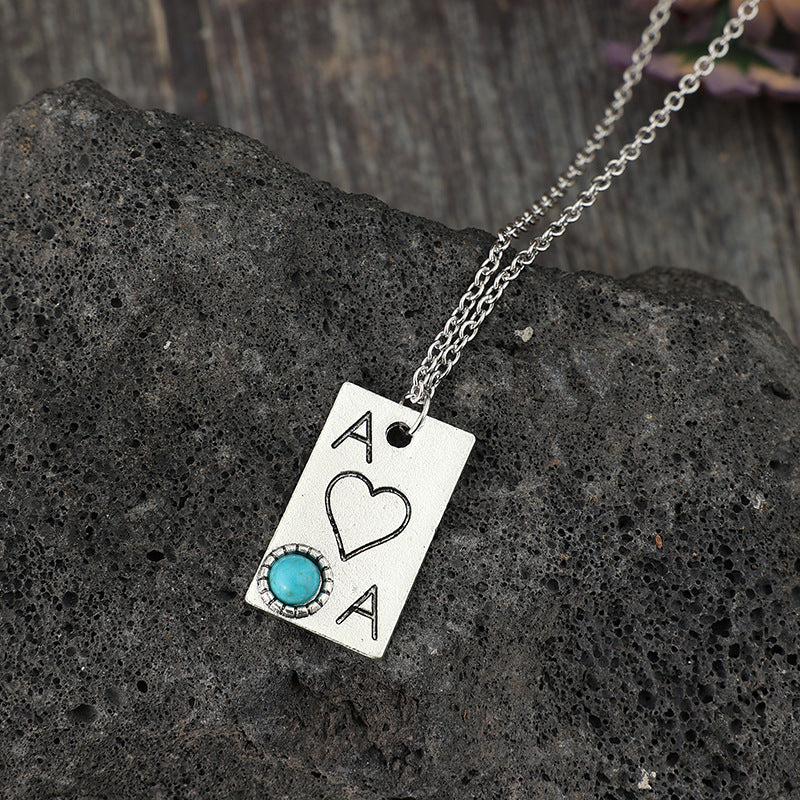Turquoise Cross Necklace - product image 9
