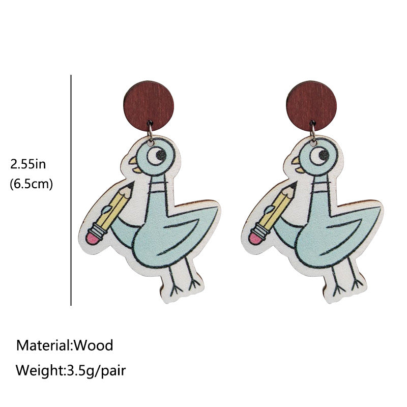 Duck Teaching and Reading Earrings - Cute Earrings for Students and Teachers - product image 4