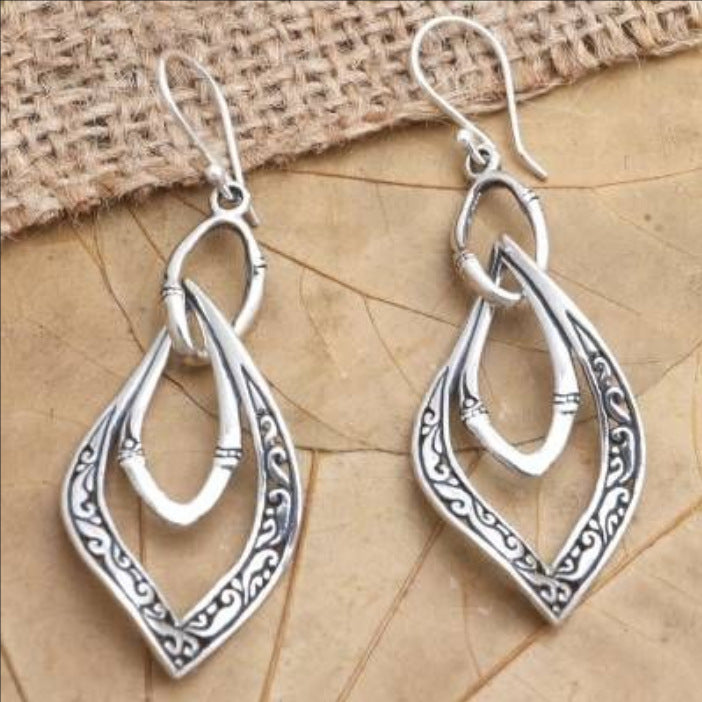 Geometric Cross Earrings - product image 1