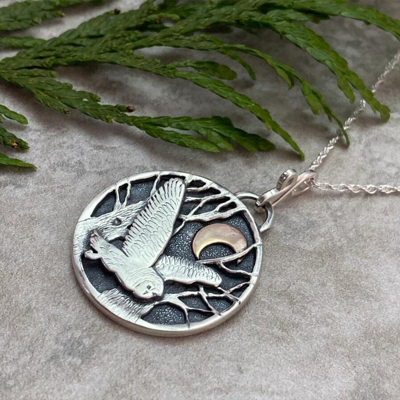 Western Moon Cross Necklace - product image 3