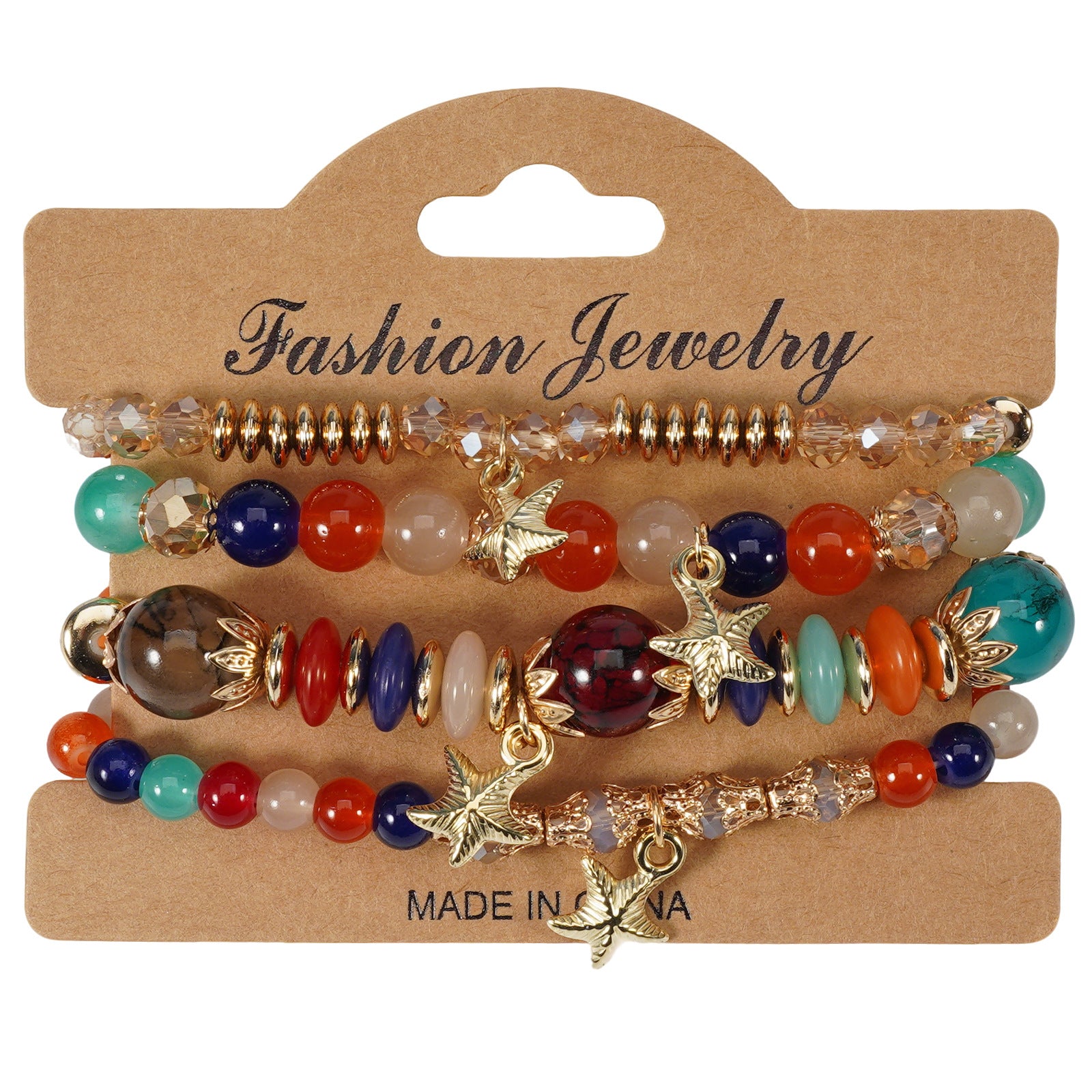 Boho Cross Beaded Crystal Necklace - product image 14