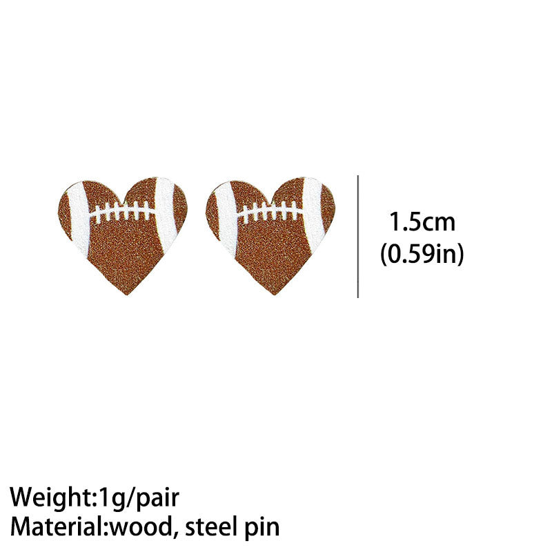 Heart Wood Earrings - product image 4