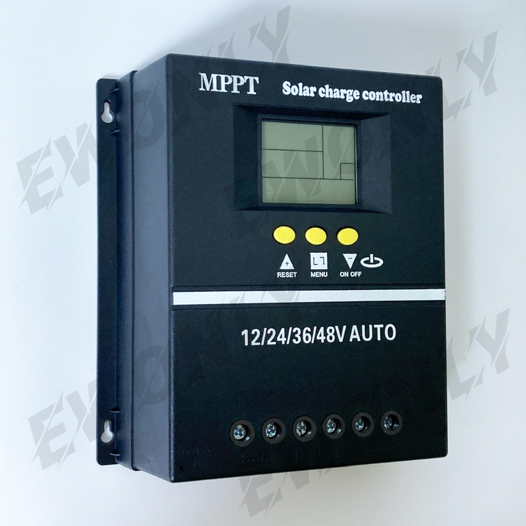 Ewonly MPPT ชาร์จเจอร์ Solar Charge Controller 12V/24V/36V/48V โซล่าร์ชาร์จเจอร์ Auto สำหรับแบตเตอรี่ลิเธียม 60A-100A