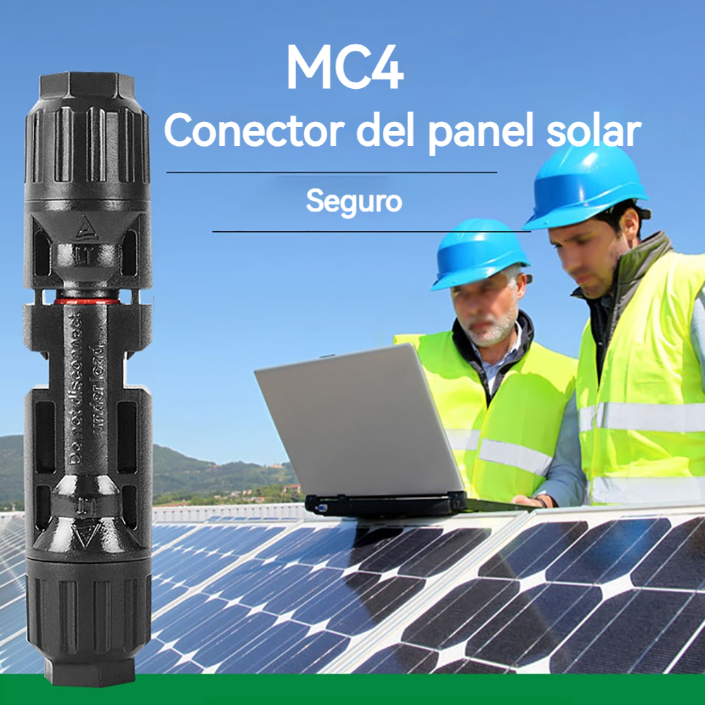 10 Pares, Conector Solar MC4 Macho Hembra para Paneles Solares, Conectores de Cable Solar de 2.5/4/6 Mm2, Sistema Solar, Conector Fotovoltaico para Paneles Solares-Ewonly