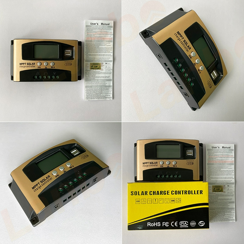 Ewonly mppt solar charger controlle 30/60แอมป์/100A ชาร์จเจอร์ 12v24v ชาจเจอร์โซล่า โซล่าชาร์จเจอร์ โซล่าเซลล์ ชาจ