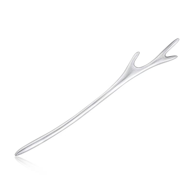 S999 foot silver hairpin