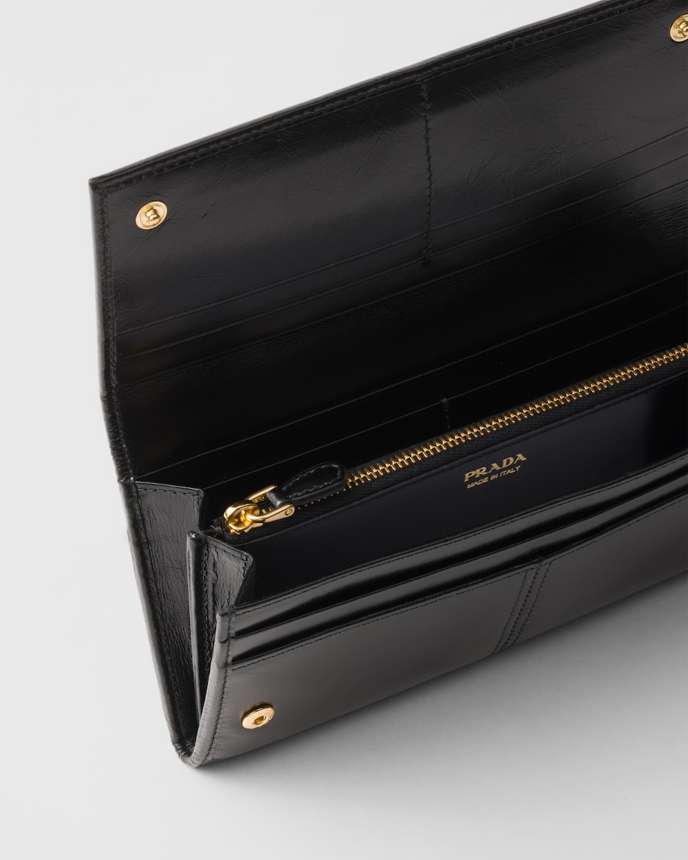 ロイス　PRADA 財布 ソフトルックスレザー 財布 – プラダ ・オンラインストア
