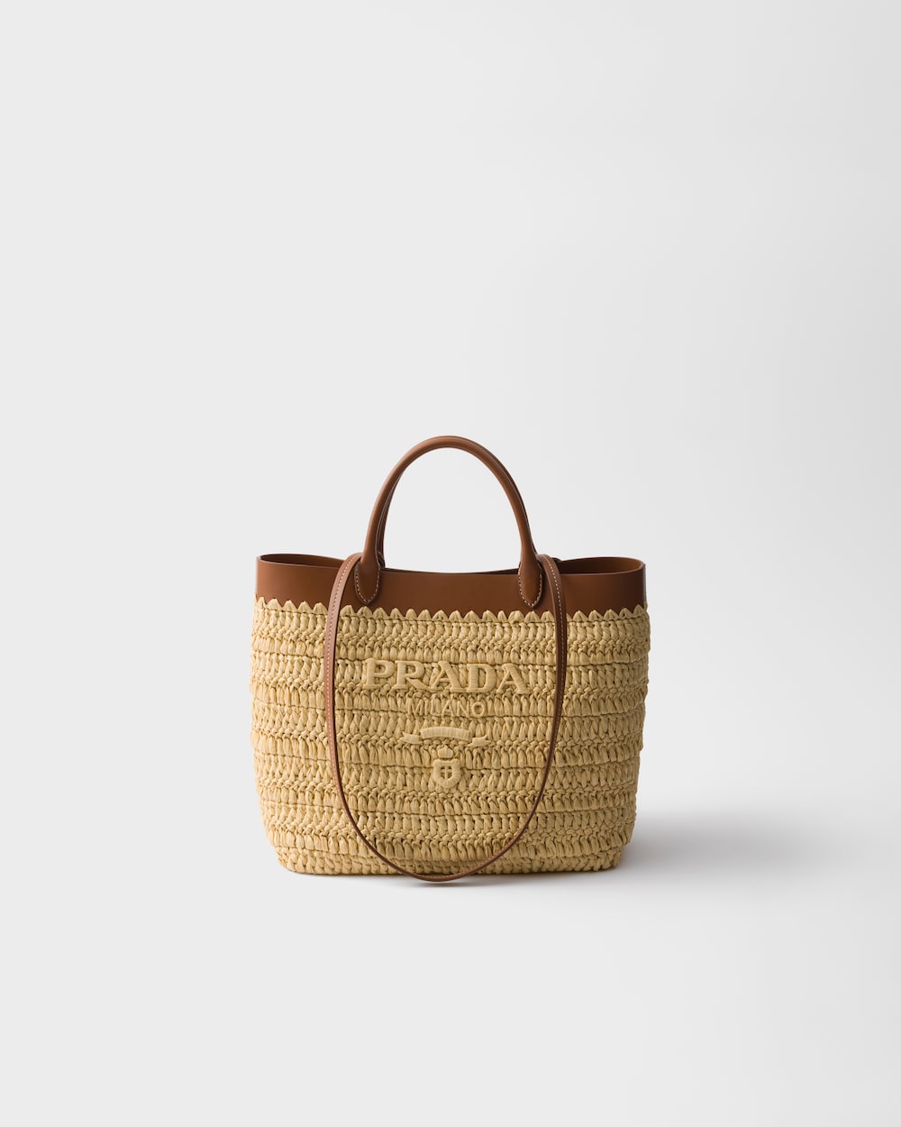 Prada プラダ リエゾン スモール レザー トートバッグ