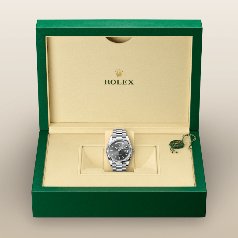 デイデイト 40 | オイスター、40 mm、プラチナ  リファレンス 228236-0013
