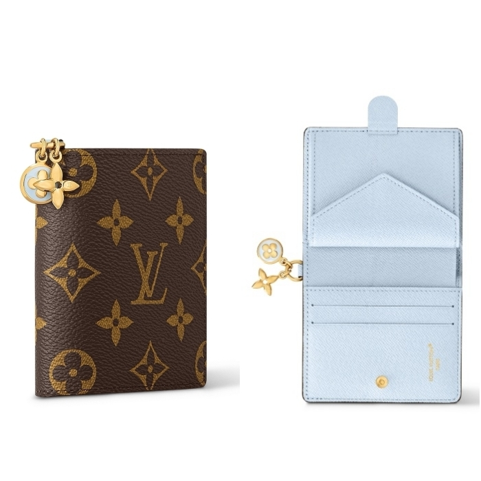【心躍るチャーム付き】Louis Vuitton　ポケットウォレット・LV チャーム M14718