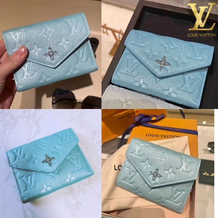 【目を惹くカラー】LouisVuitton （ルイヴィトン）ポルトフォイユ・ヴィクトリーヌ 財布 M12746