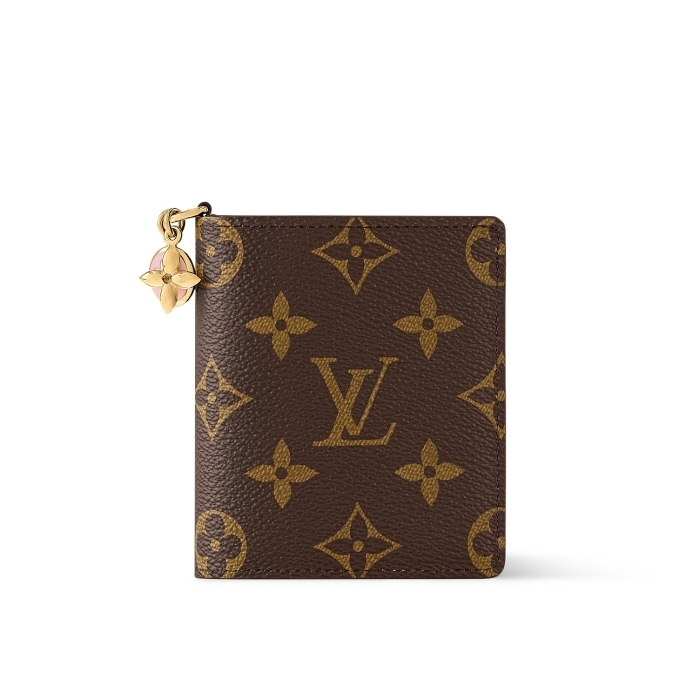 【心躍るチャーム付き】Louis Vuitton　ポケットウォレット・LV チャーム M14718